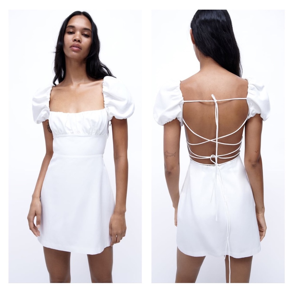 Zara Linen Blend Dress